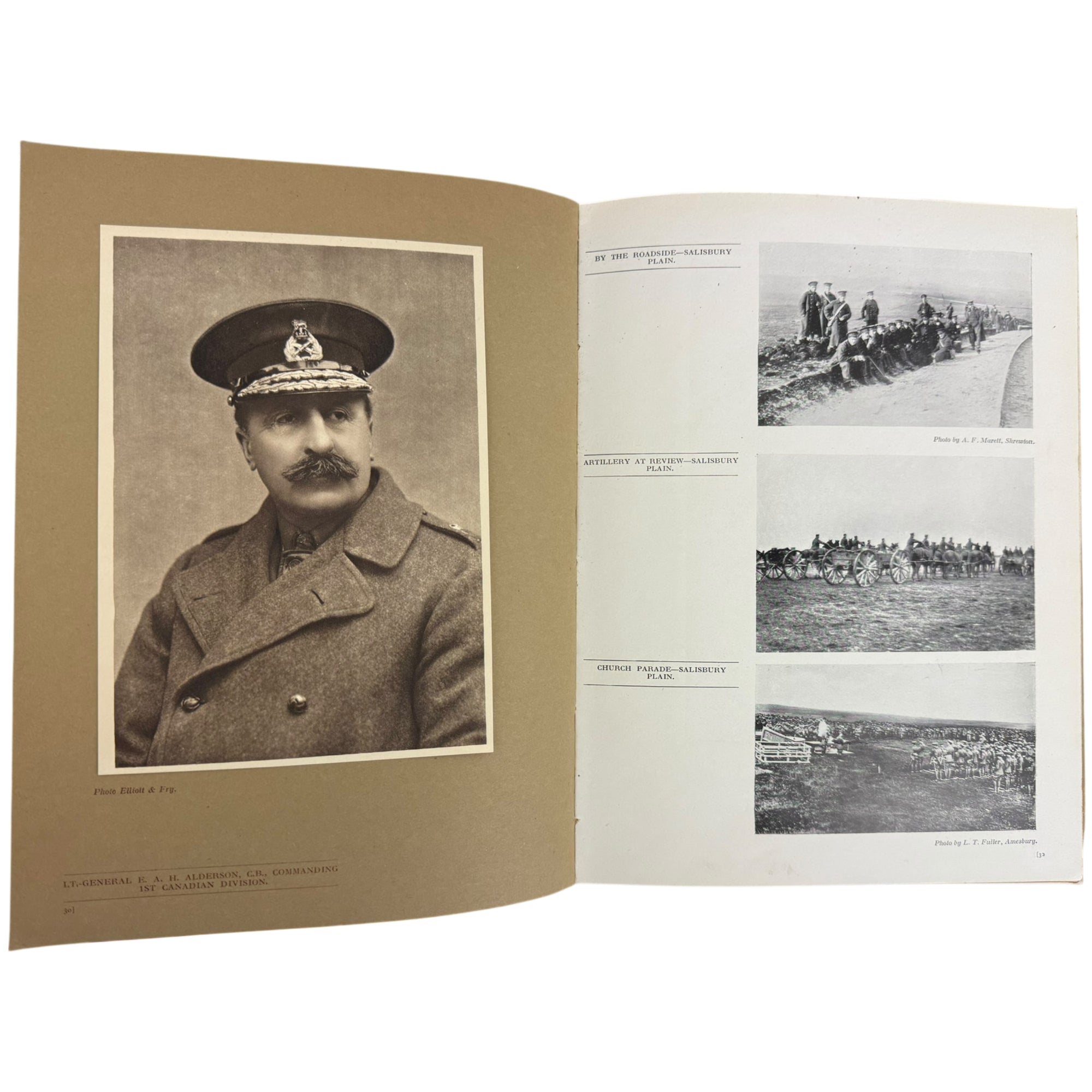 interior WWI  Book With The First Contingent 