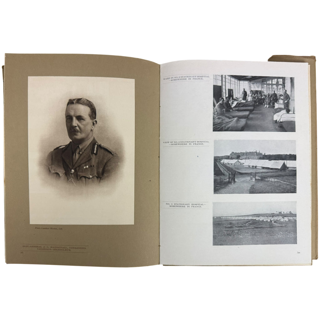 photos in WWI  Book With The First Contingent 