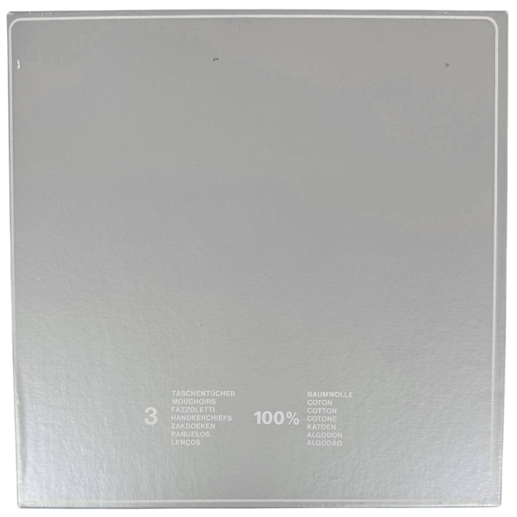 3 Vintage 1960s Swiss Hankies Unused Cotton Embroidered Handkerchiefs NIP