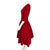 Vintage 1950s Red Velvet Dress Size Medium
