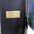 Vintage 1950s Wool Gabardine Raincoat Navy Blue Mens Size M