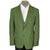 1960s Vintage Sport Coat Green Check Wool Blazer Size M