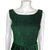 Vintage 1960s Dress Sparkly Metallic Emerald Green Size S XS
