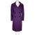 Vintage 1960s Purple Wool Coat Jackie K Era Size M