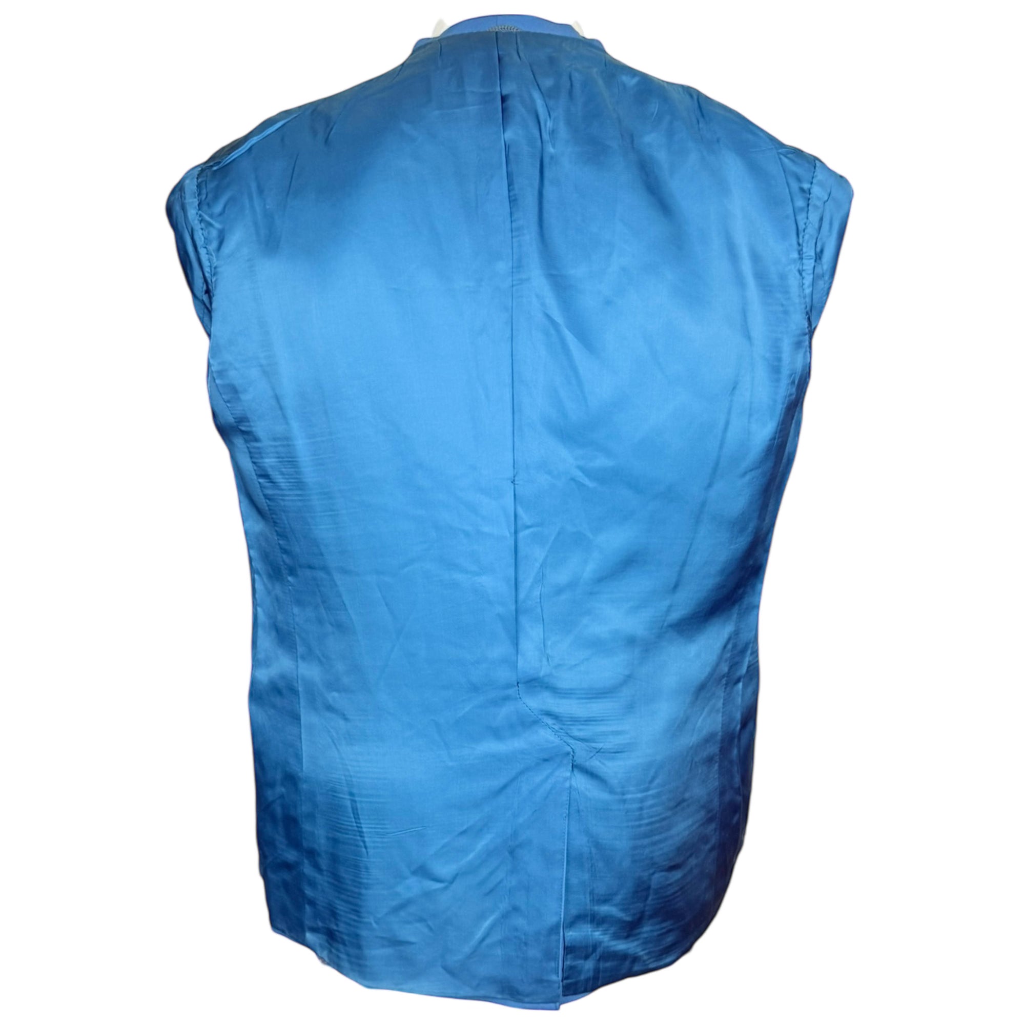 Vintage 1960s Blue Dinner Jacket Saks Fifth Avenue Size 42