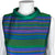 Vintage 1960s Mod Striped Dress Sleeveless Silk Shift Sz M