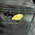 Vintage 1970s Mens Suit Pinstripe Black Wool Custom Size M