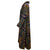 Vintage 1980s Coat Geometric Pattern Velvet Ladies Size L