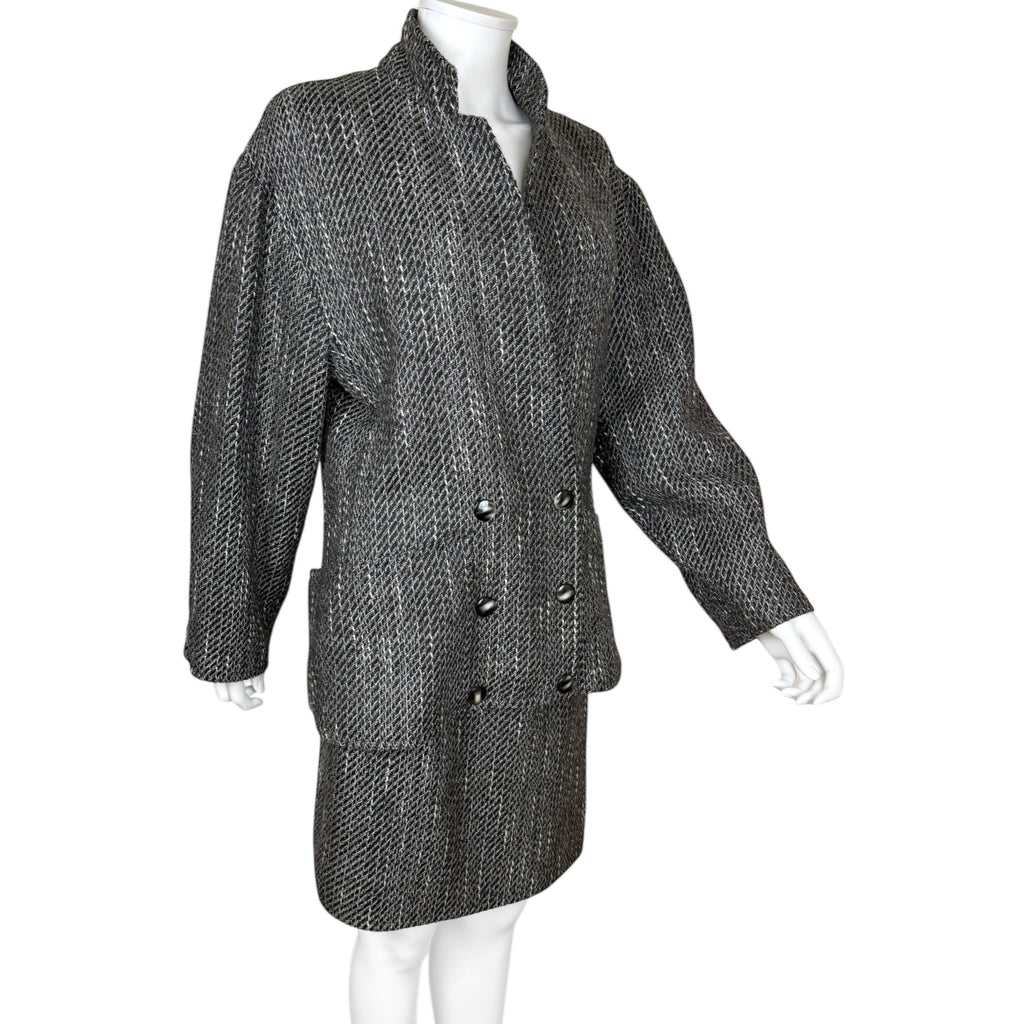 Vintage 1980s Anne Marie Beretta Paris Skirt Suit – Size 40