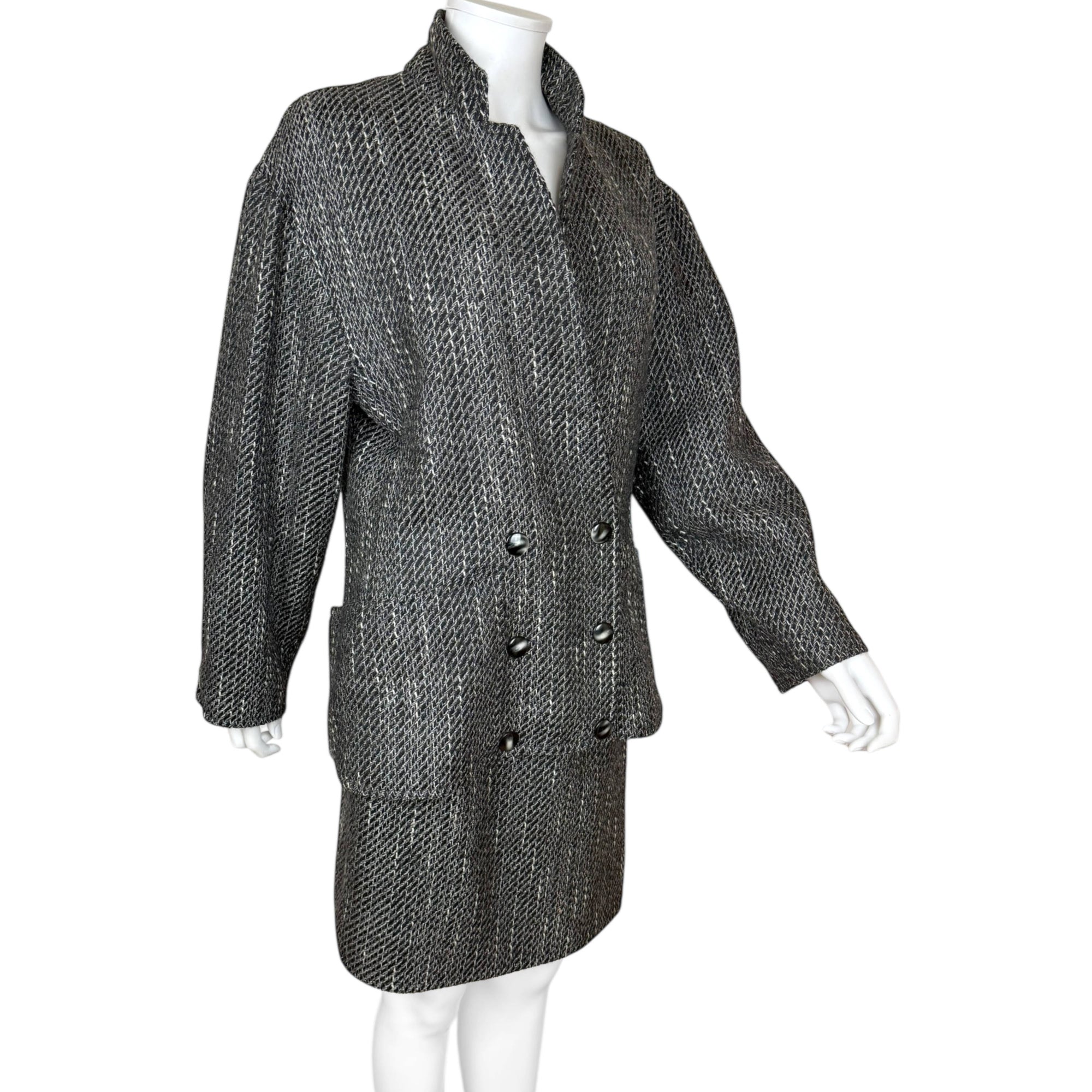 Vintage 1980s Anne Marie Beretta Paris Skirt Suit – Size 40