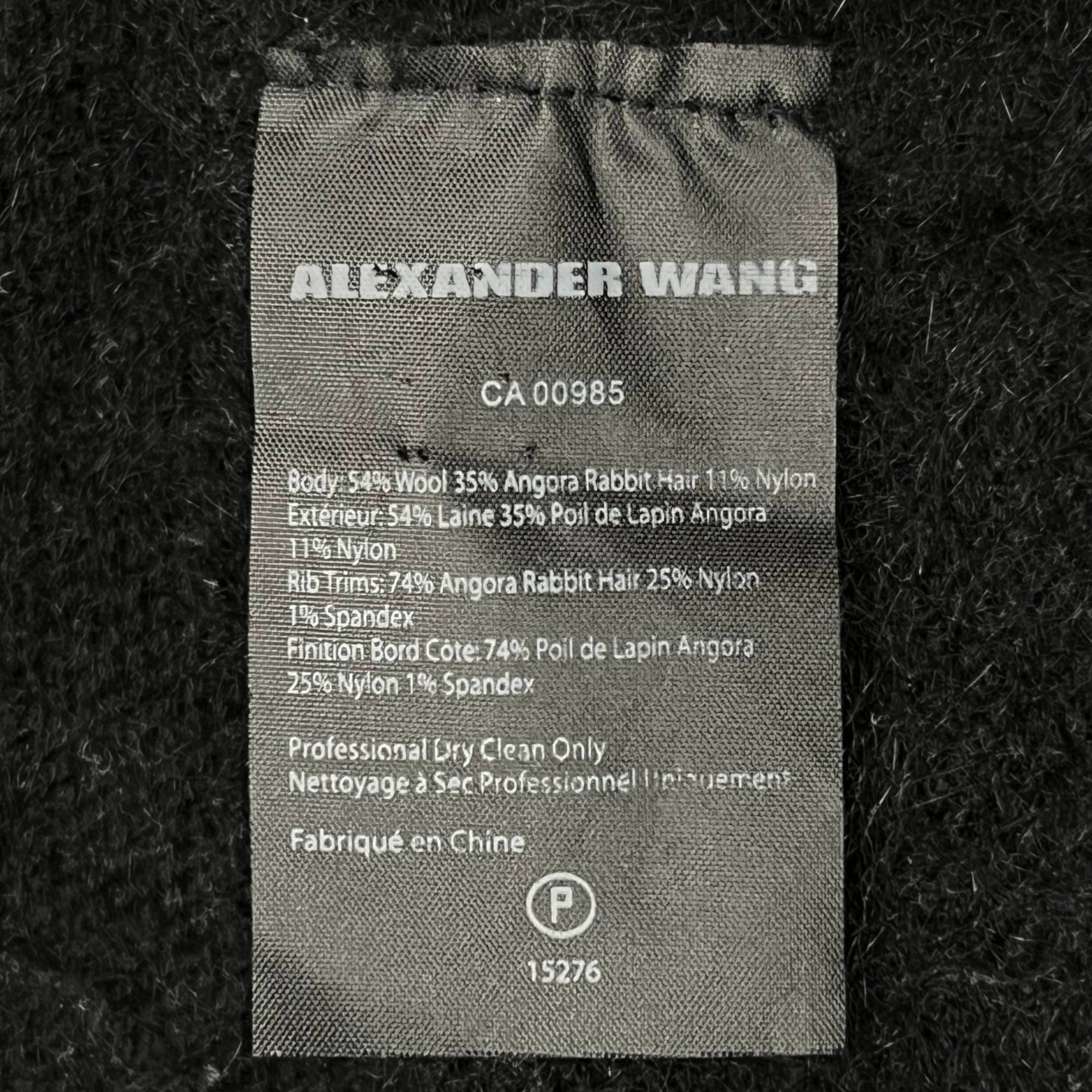 Alexander Wang Tender Sweater Dress Angora Wool Blend Size S