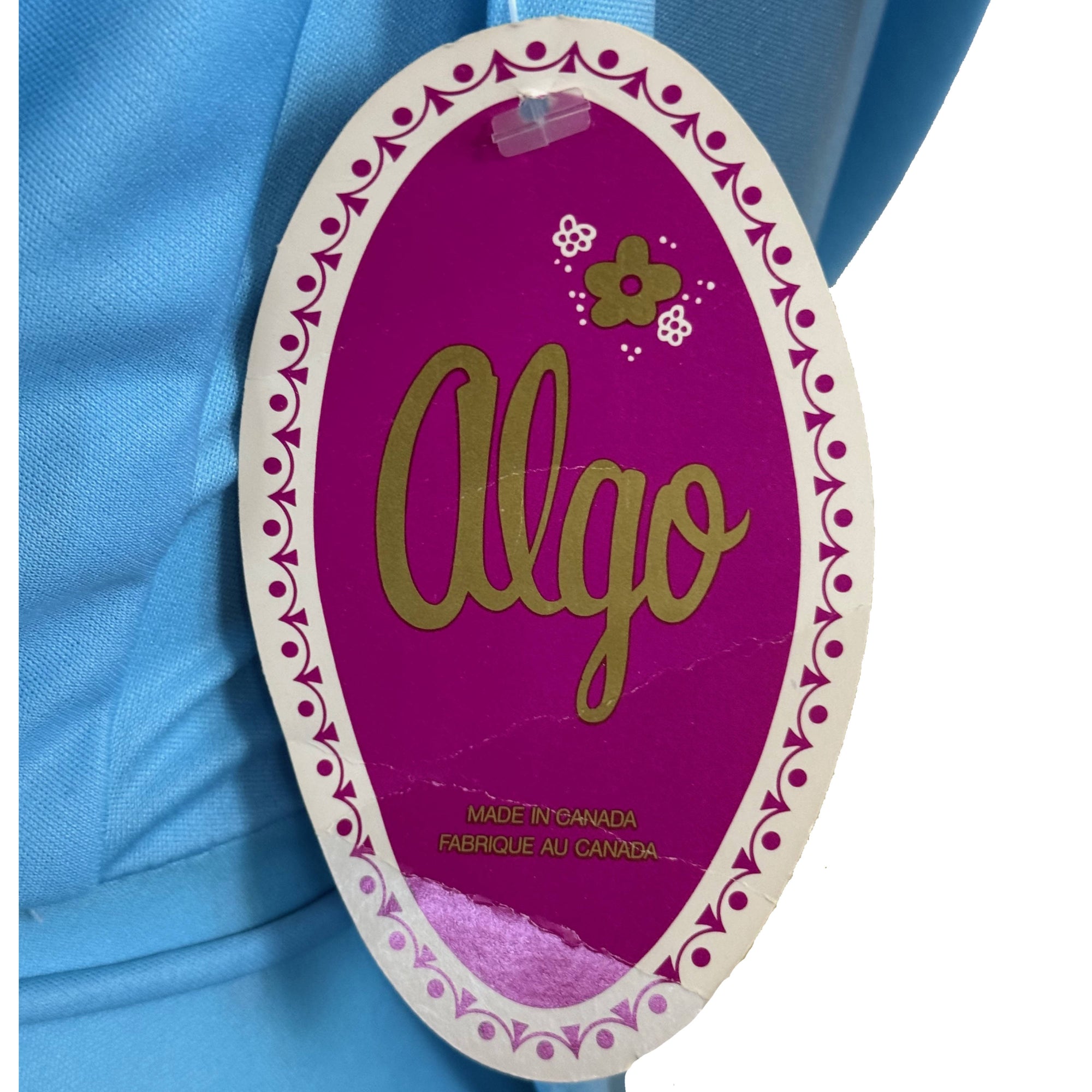 Algo hang tag from the 1970s