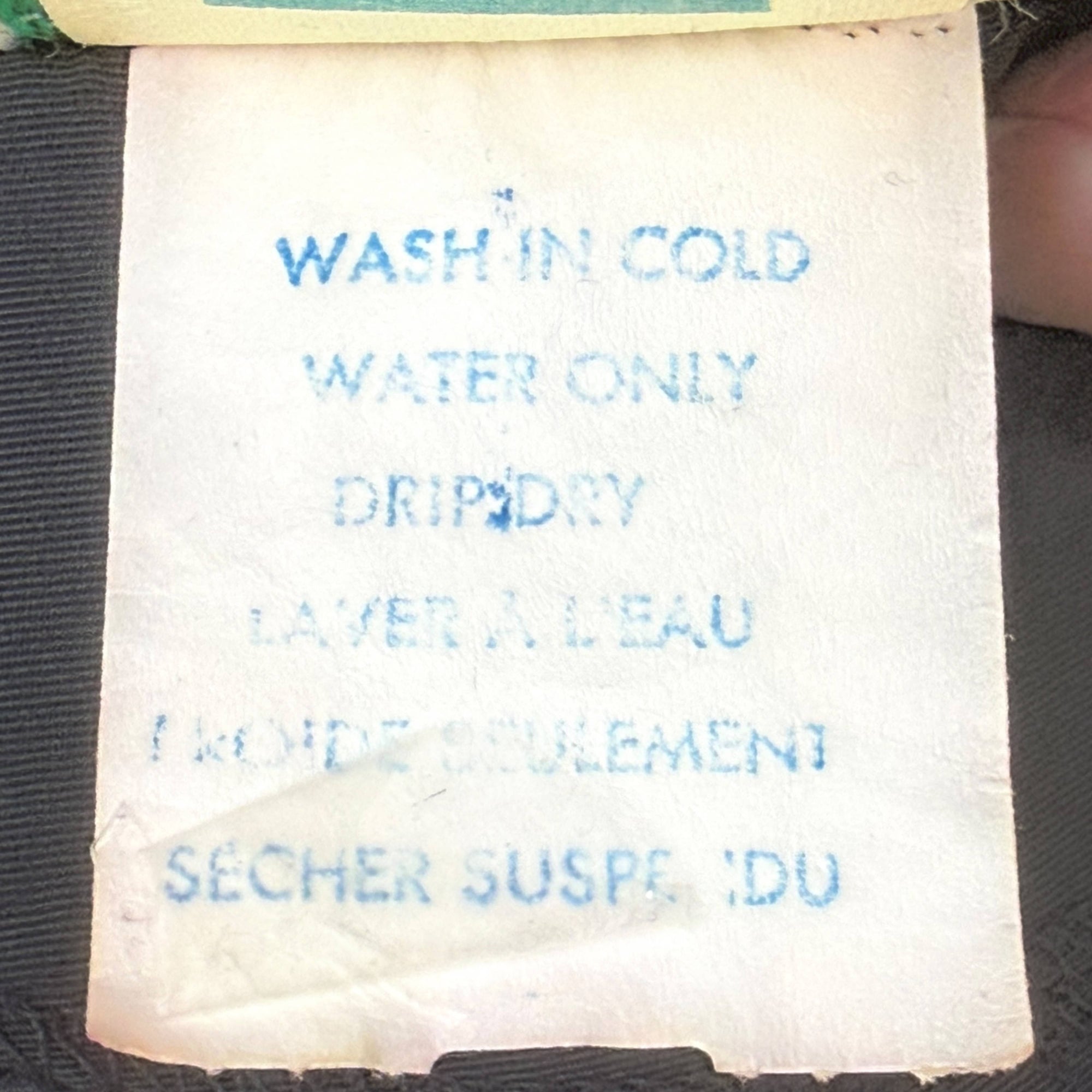 Vintage 1970s Black Dress with Textured Sheer Sleeves Algo-ettes Canada