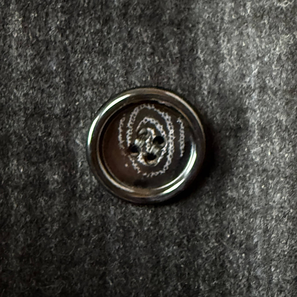 Dated 1962 Vintage 1960s Overcoat Checked Wool Coat Mens M