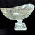 Antique Anglo-Irish Cut Glass Compote Oval Pedestal Bowl