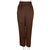 1990s Vintage Anne Klein Pants Brown Silk Size 10