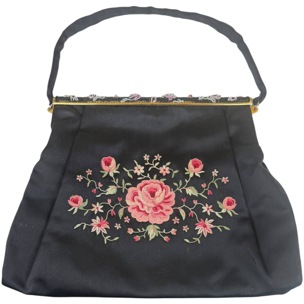 Vintage 1940s Anne Marie Evening Bag Hôtel Meurice Paris – Handmade Bag