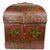 Antique Indian Papier-Mâché Painted Box – Hunting Scenes
