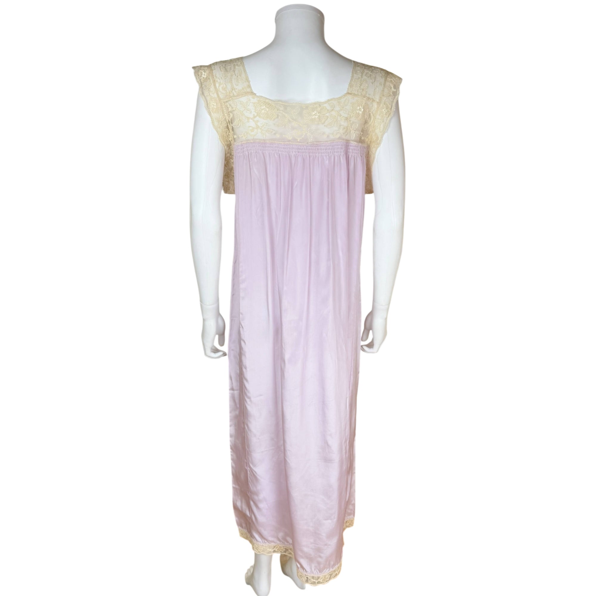 back of 1920s nightie