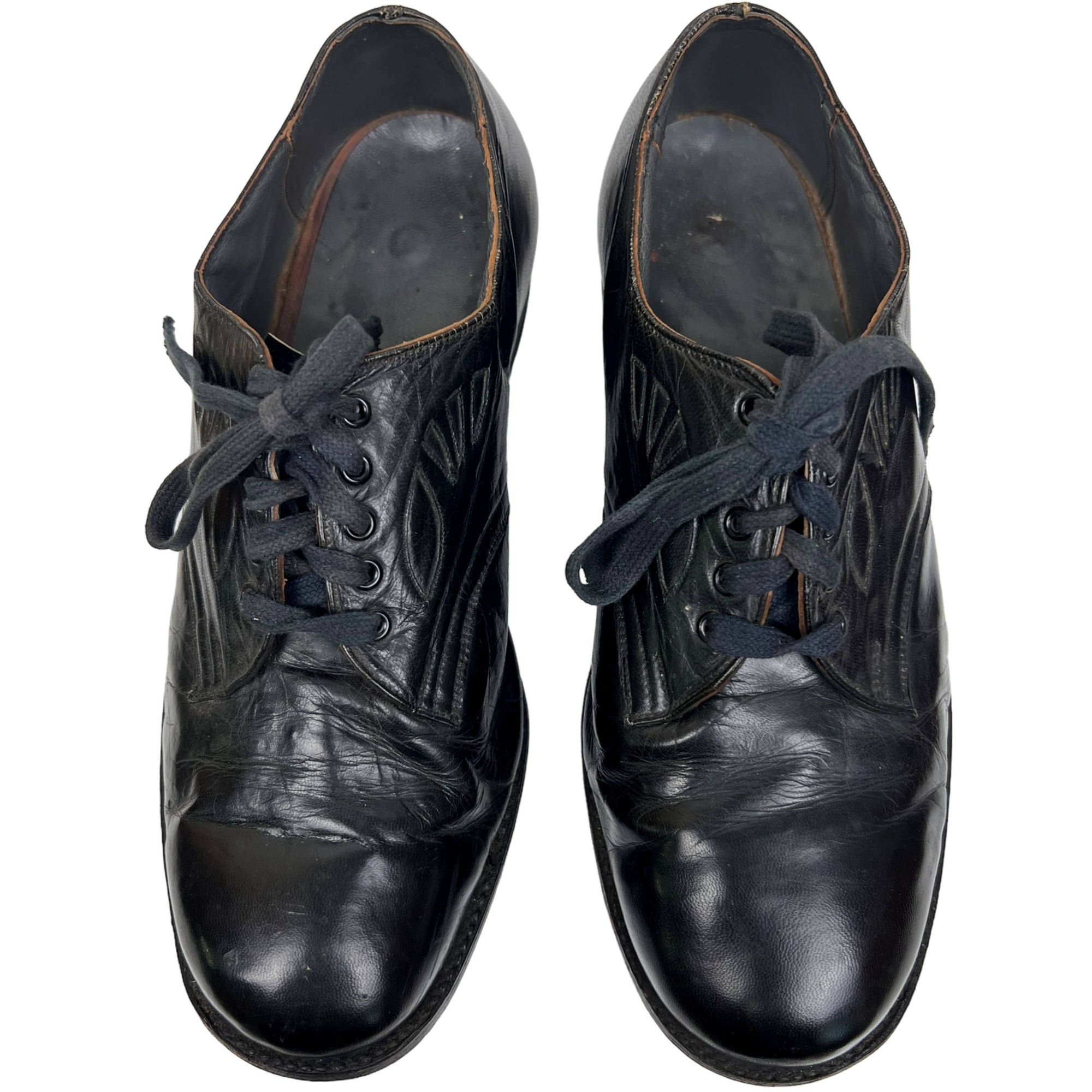 Antique 1920s Mens Oxford Shoes Men’s Size Small