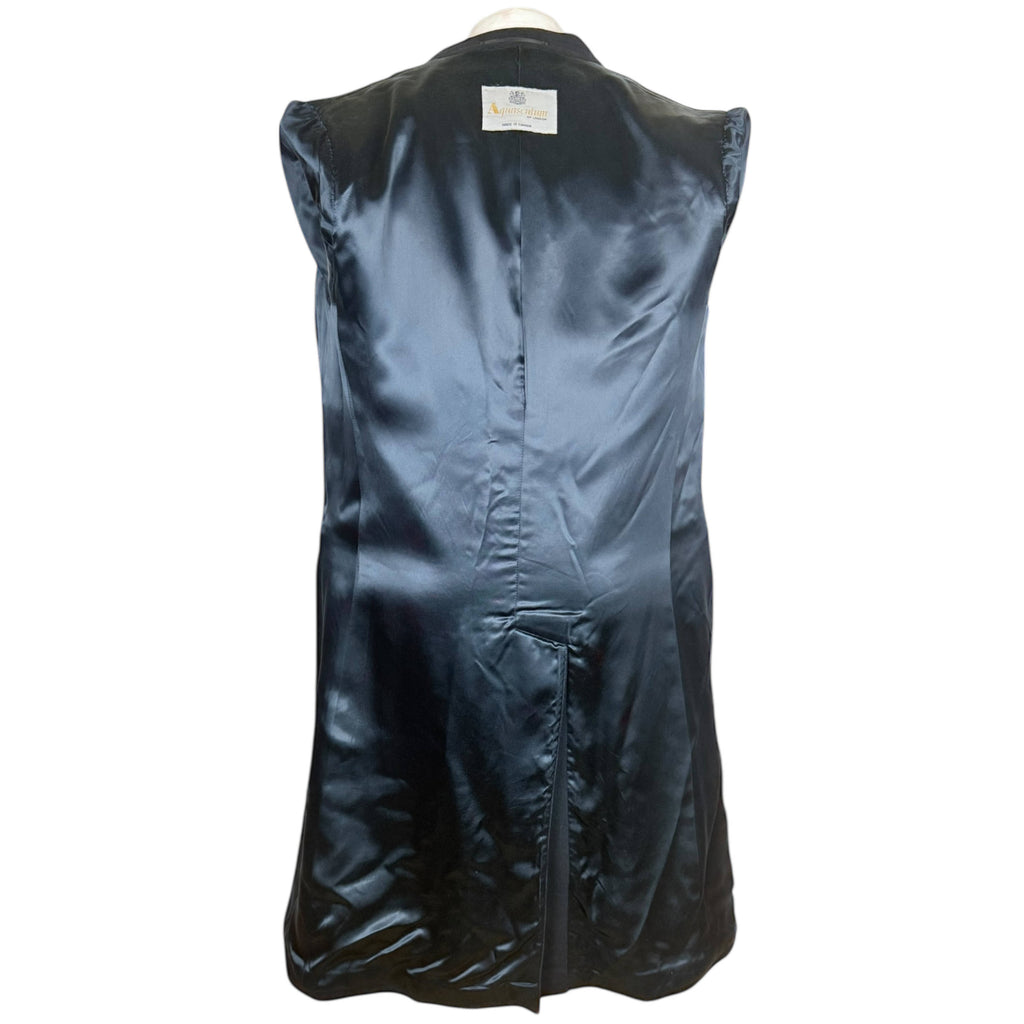 Vintage 1980s Aquascutum Overcoat Cashmere Blend Sz 40 Tall