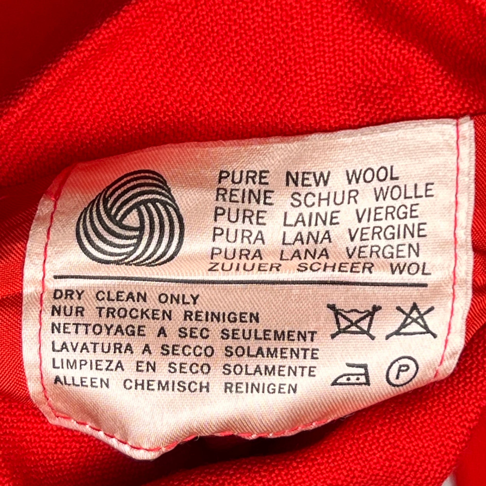 Vintage 1960s Aquascutum Coat Red Wool Ladies Size M