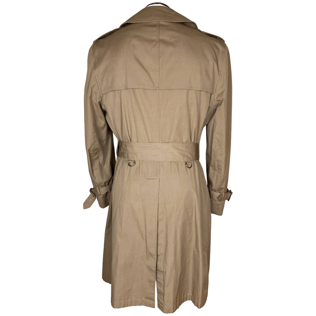 Vintage Aquascutum Trench Coat Raincoat Mens Size M 40 Reg