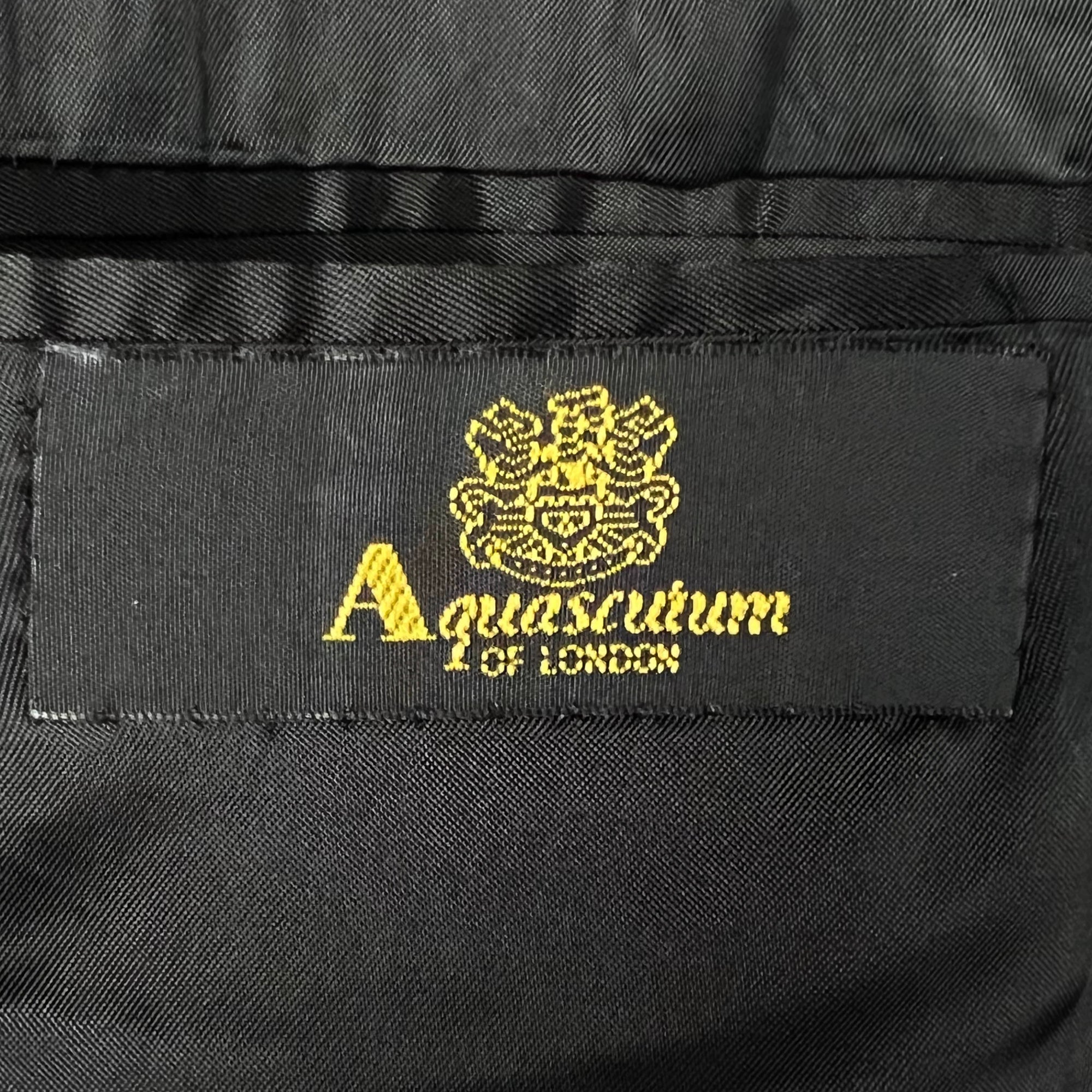1990s Vintage Aquascutum Tuxedo Suit Size XL