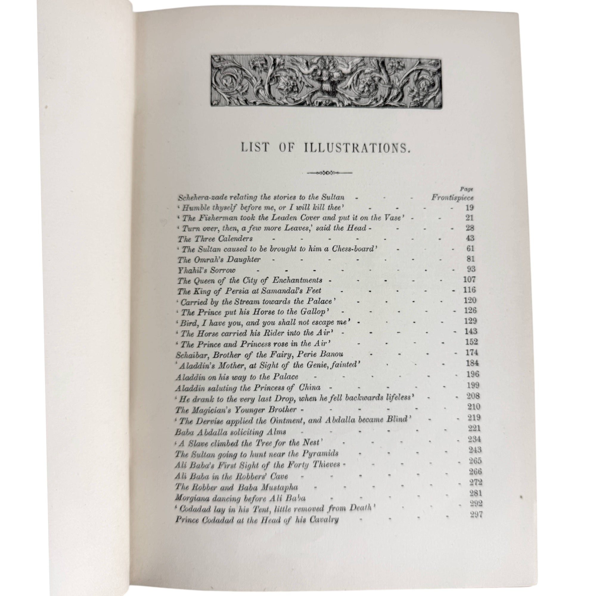Black and white illustrations from Arabian Nights Frederick Warne edition