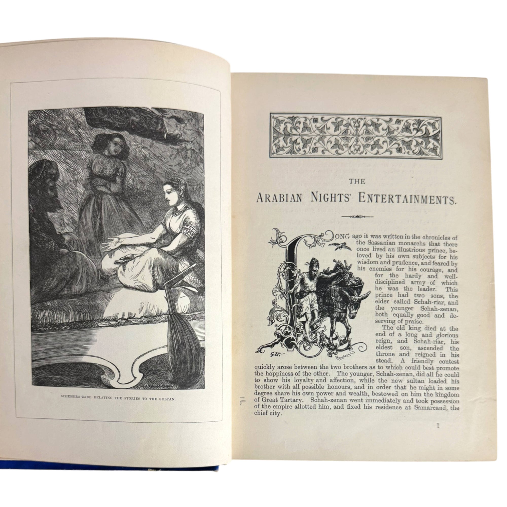 first page of The Arabian Nights Entertainments