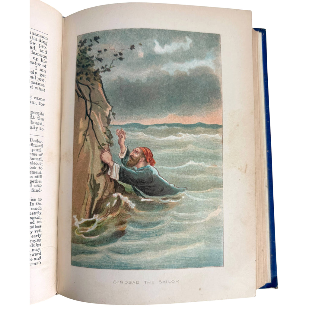Sindbad the Sailor colour illustration Frederick Warne edition