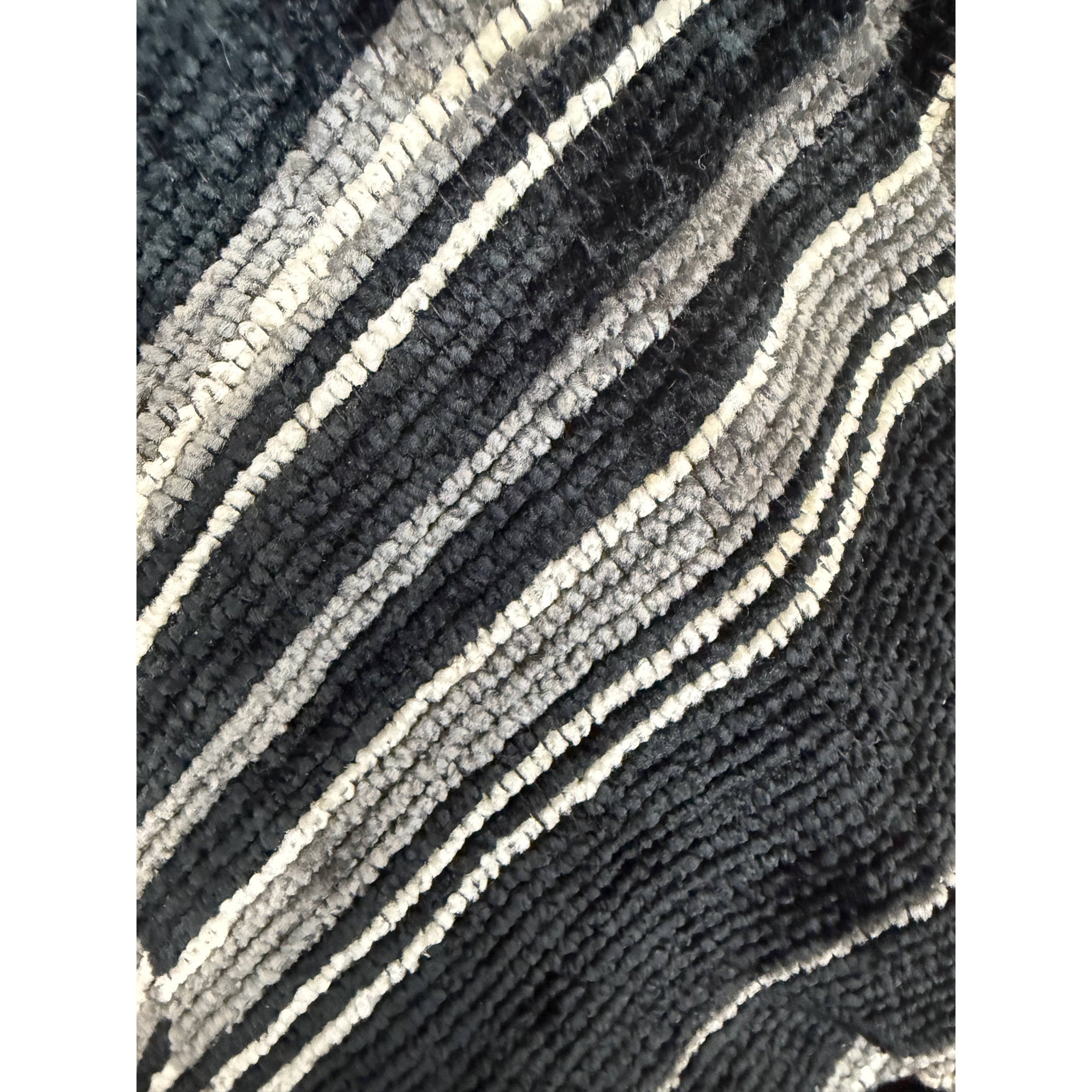 close up of fabric on Aristos of London chenille coat dress