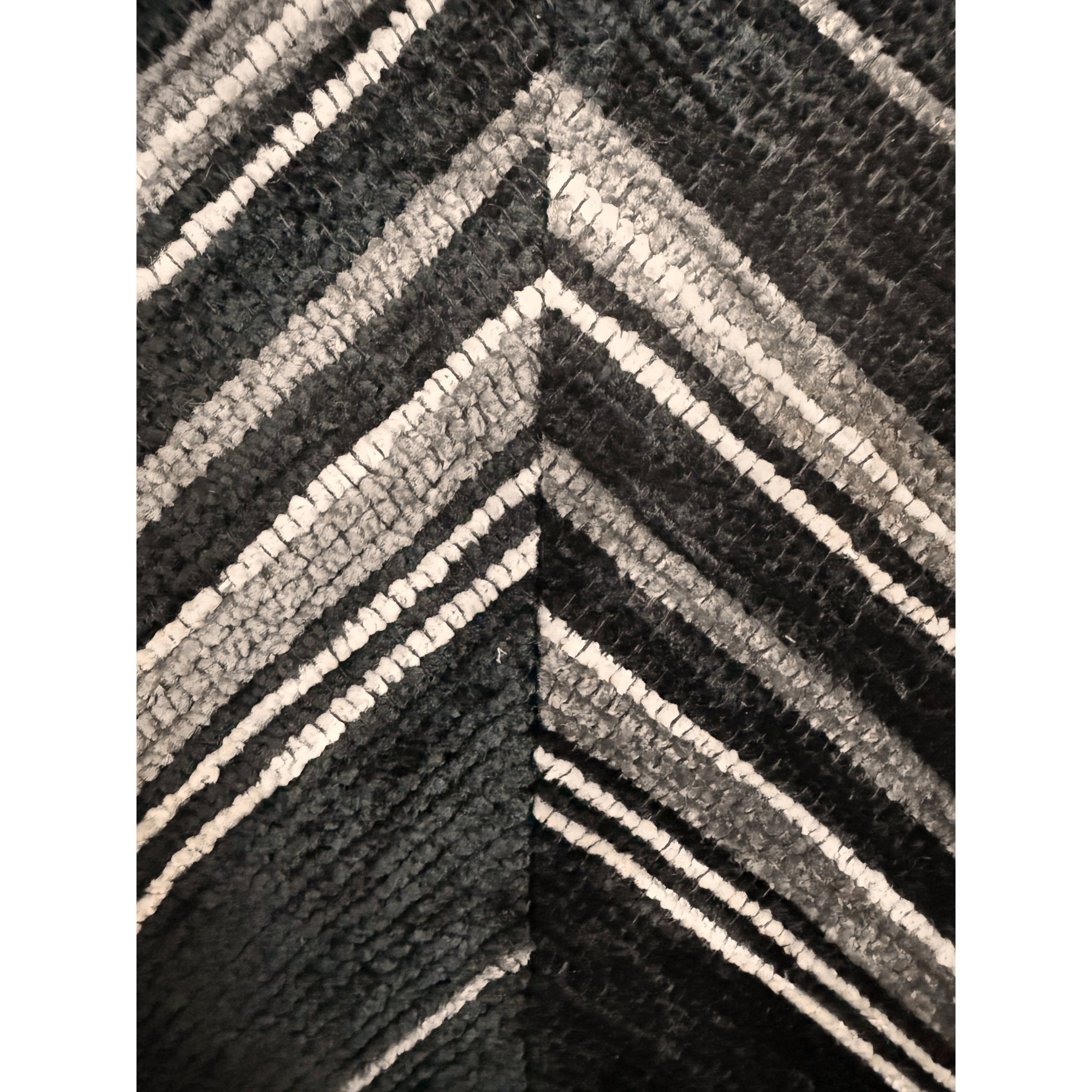 detail close up of fabric on Aristos of London chenille coat dress