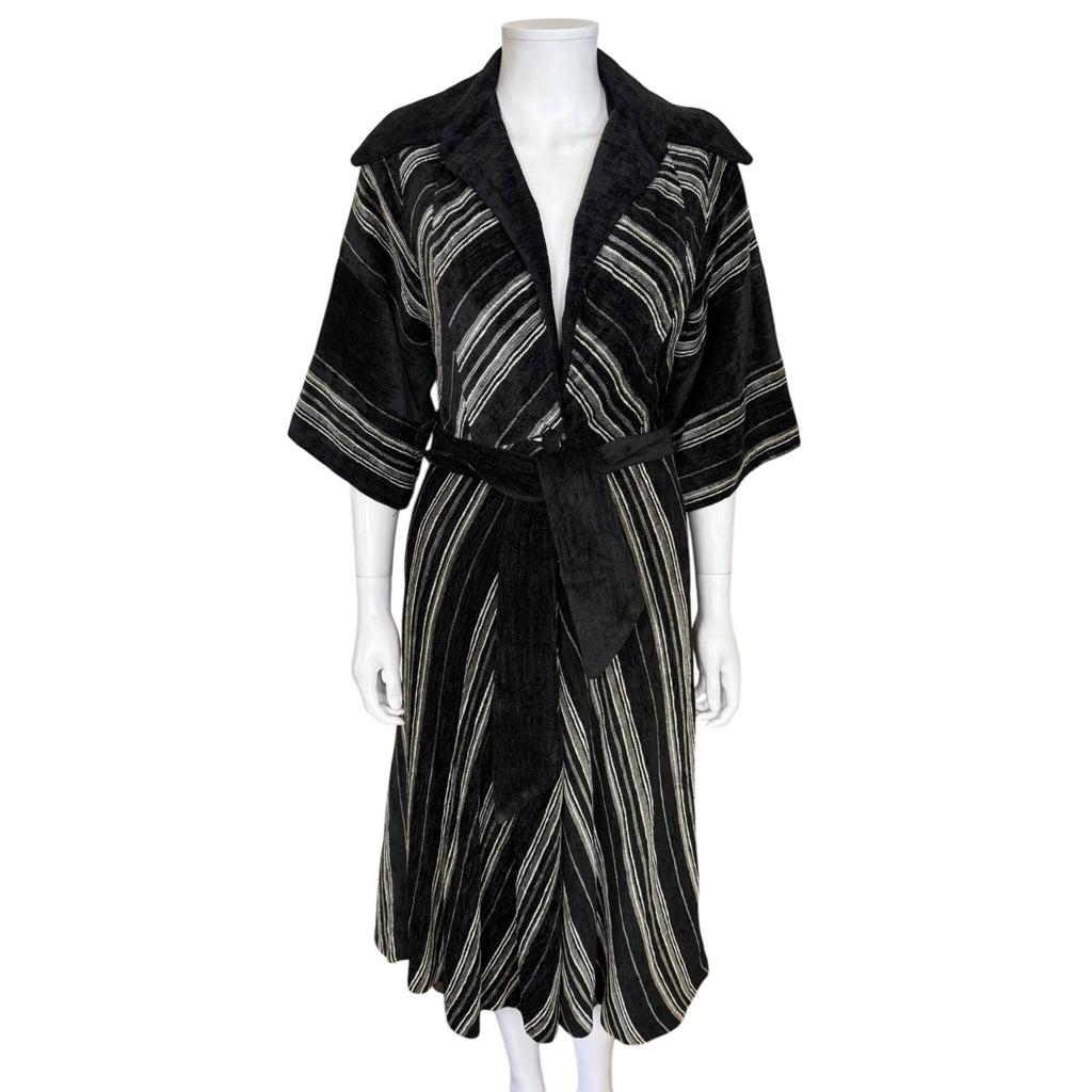 Vintage 1970s Aristos of London chenille coat dress Carnaby Street 