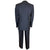 Vintage Mani by Giorgio Armani Suit Navy Pinstripe Size 41R