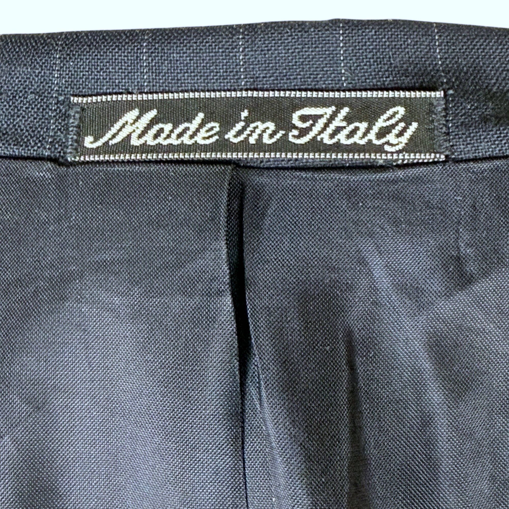 Vintage Mani by Giorgio Armani Suit Navy Pinstripe Size 41R