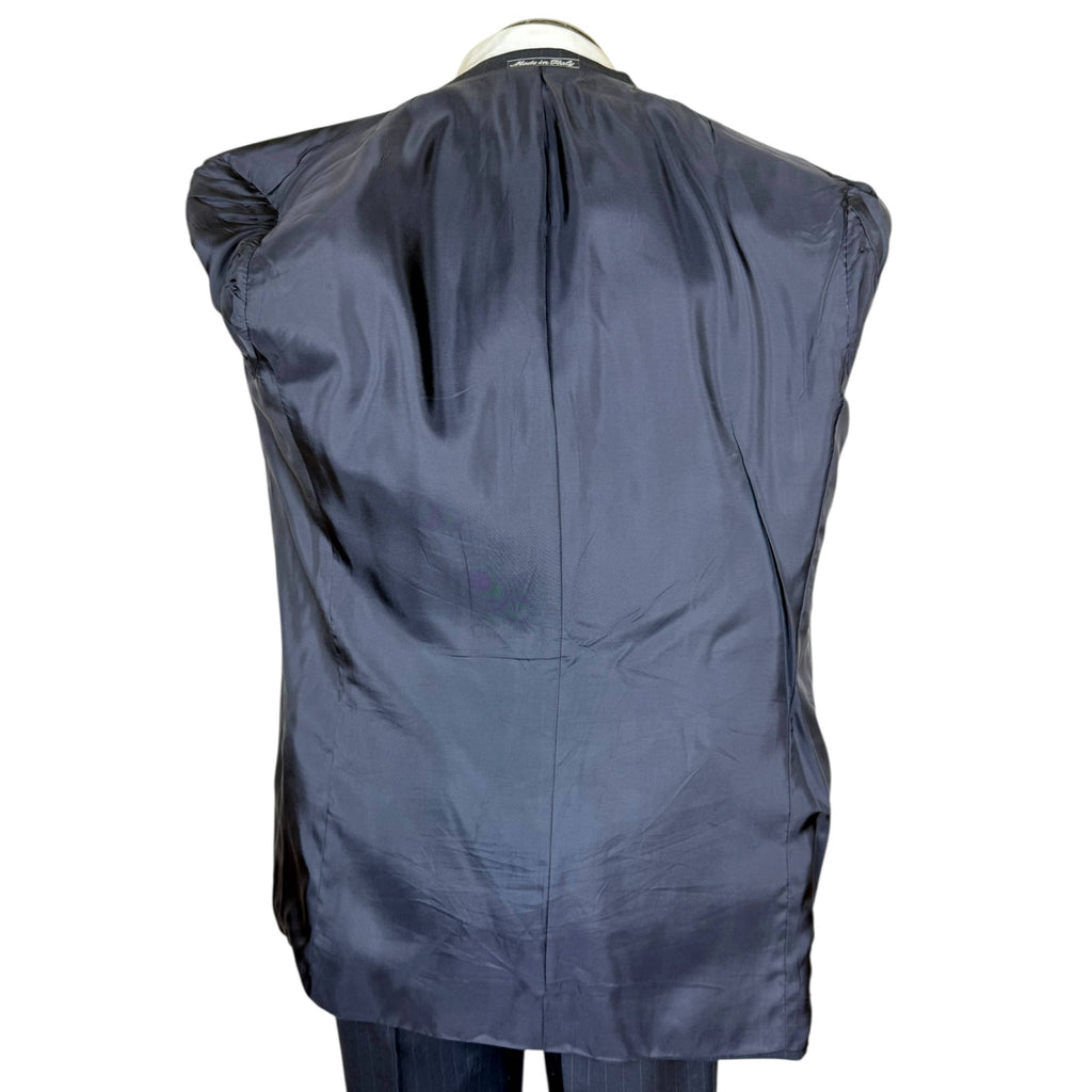 Vintage Mani by Giorgio Armani Suit Navy Pinstripe Size 41R
