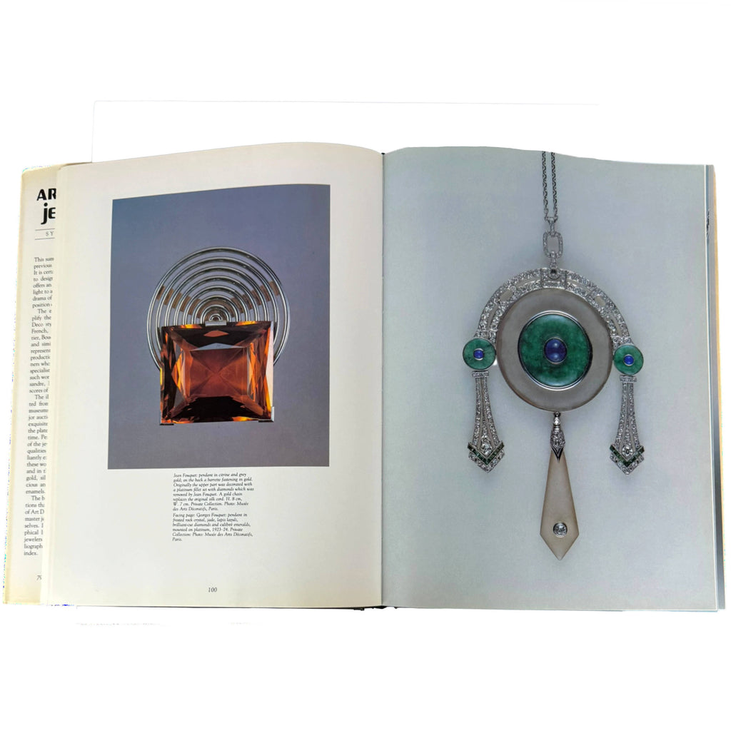 Art Deco jewellery book illustrated Jean Fouquet pendant