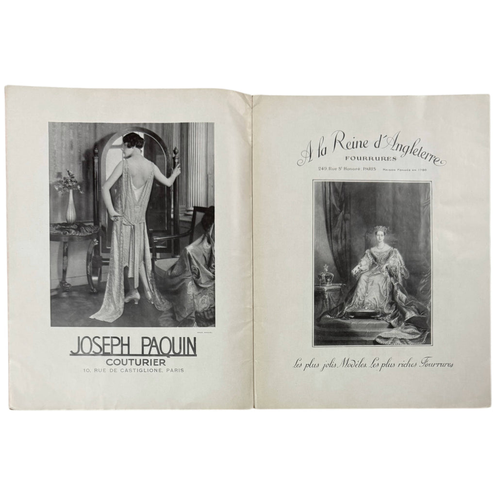 1927 Art Goût Beauté Fashion Magazine Paris Couture Pochoir Illustrations Paul Poiret
