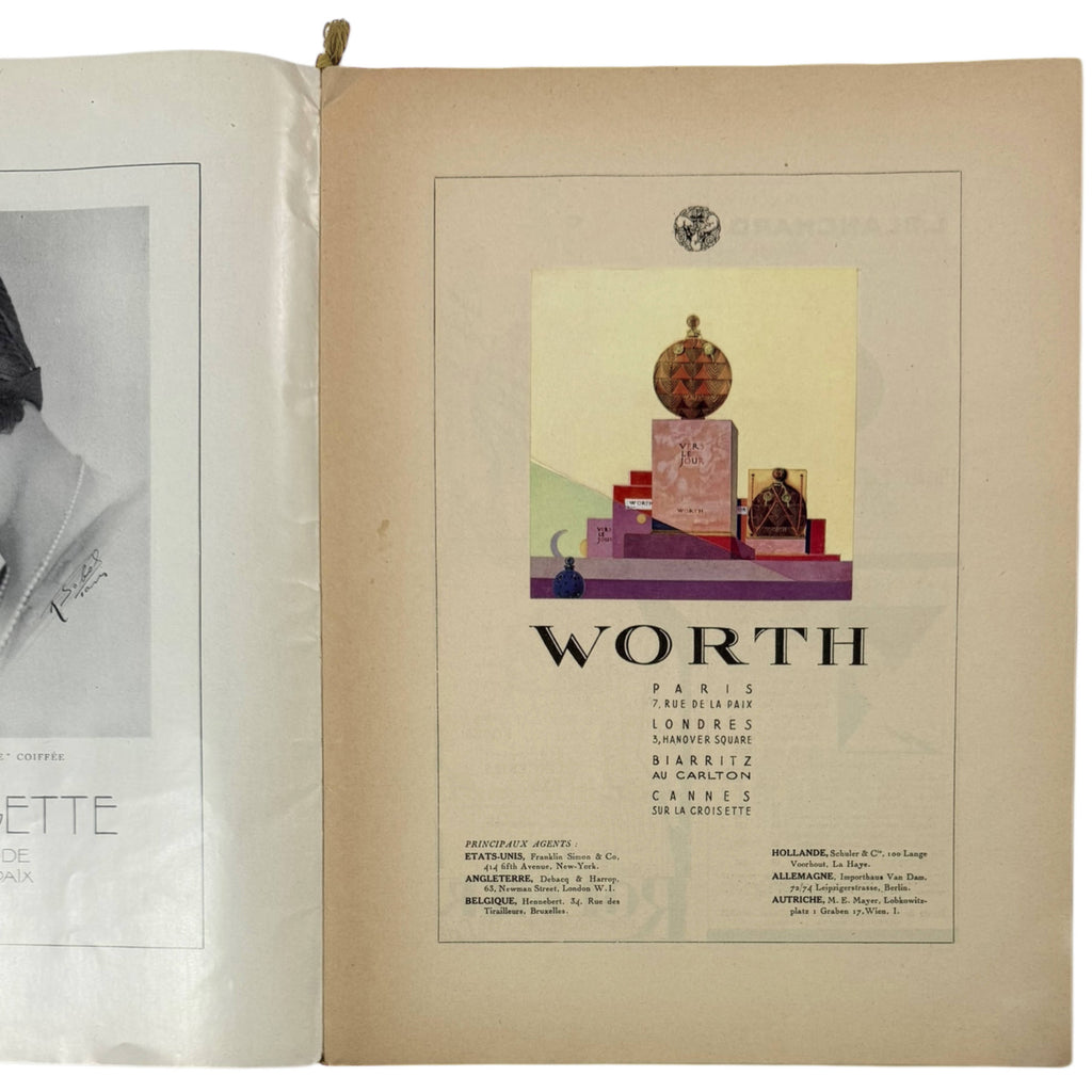 1927 Art Goût Beauté Fashion Magazine Paris Couture Pochoir Illustrations Paul Poiret