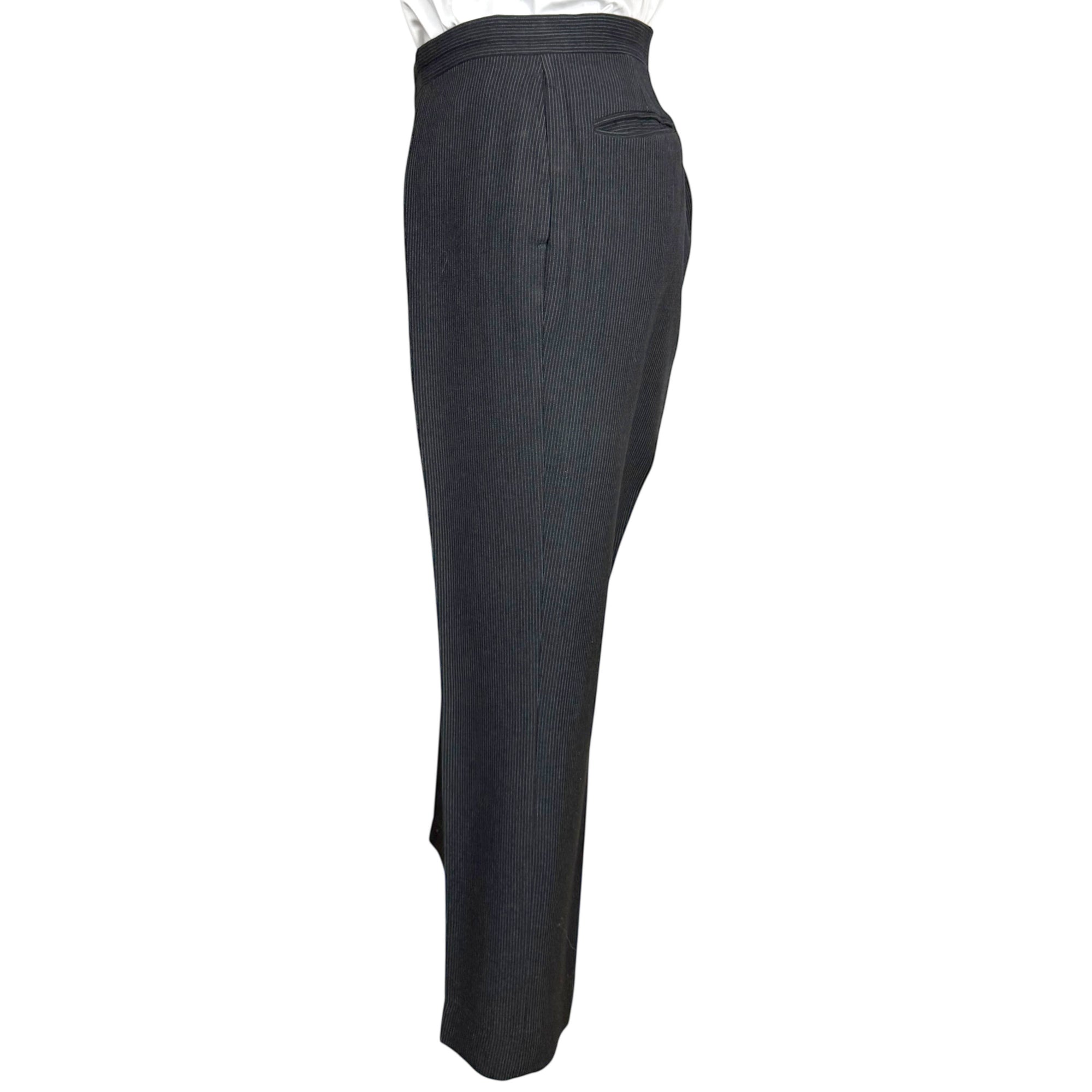 Side view of pants of Austin Reed bespoke suit dated 1968