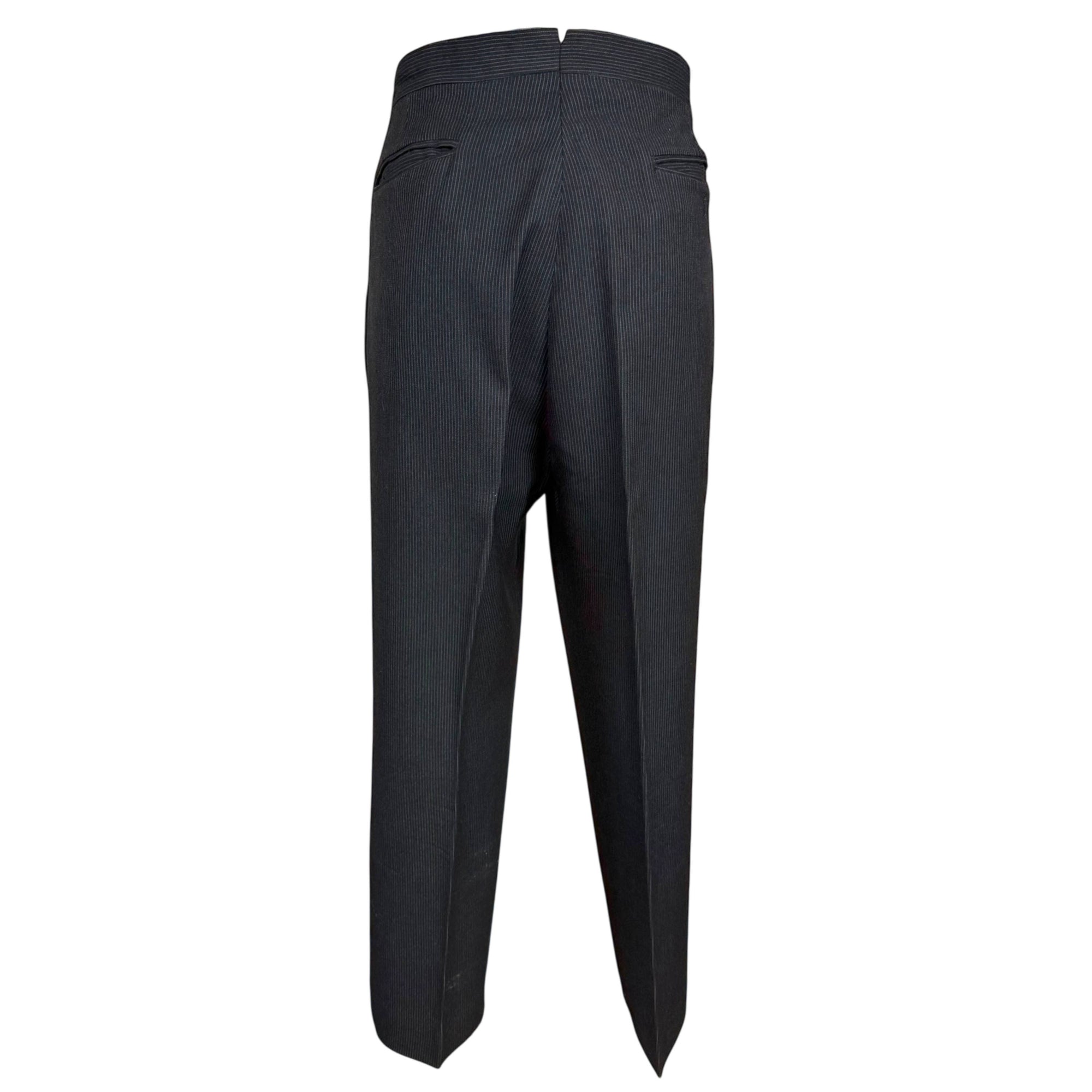 Back view of pants of Austin Reed bespoke suit dated 1968