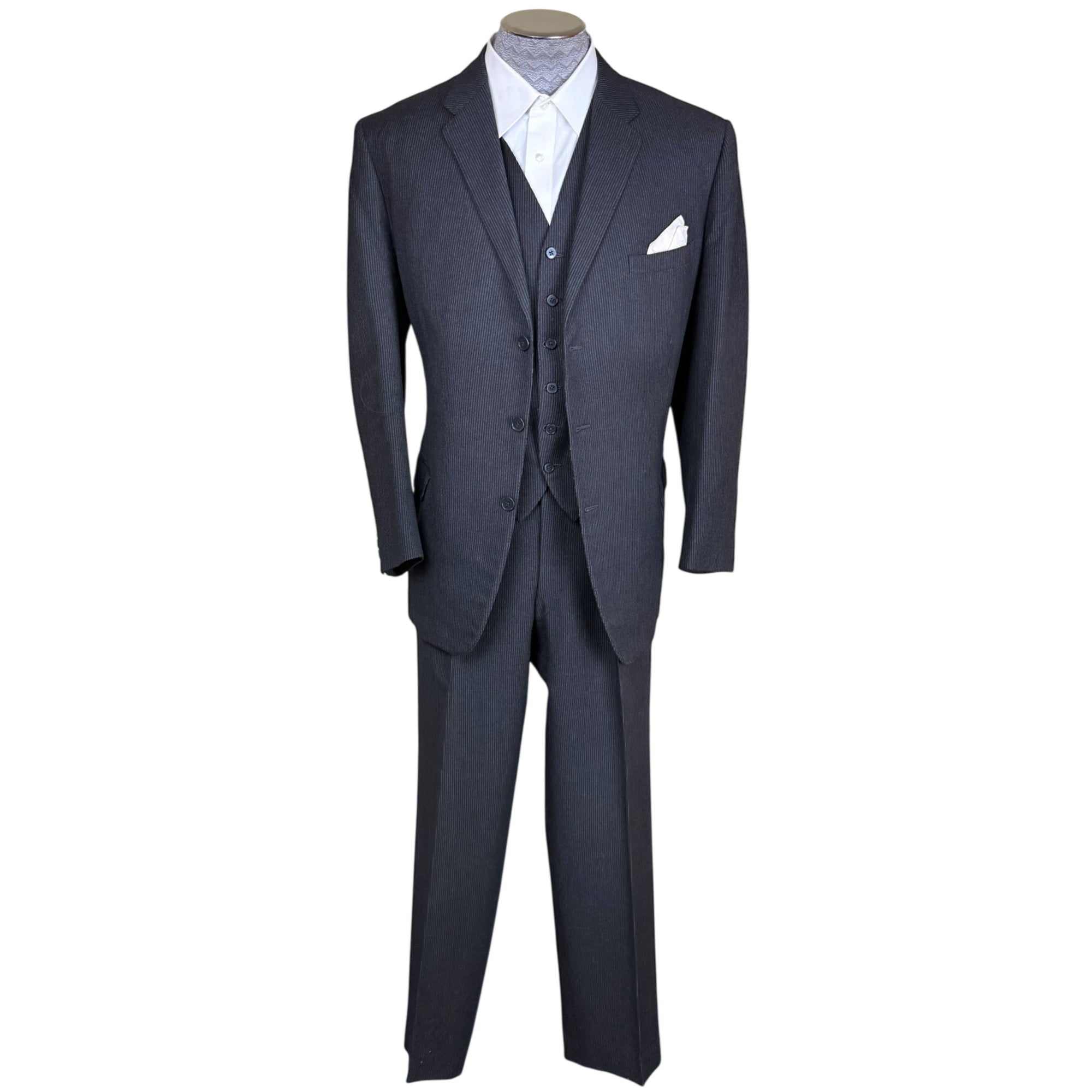 Vintage 1968 Austin Reed bespoke 3 piece suit London