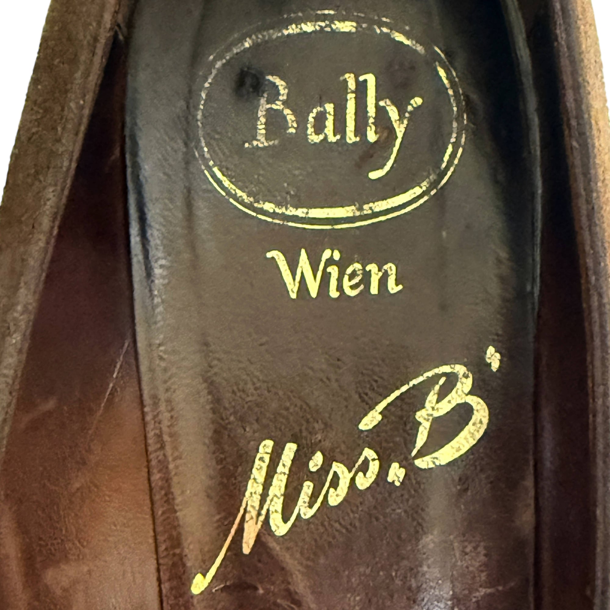 Vintage 1960s Ladies Shoes Bally Wien Victorian Revival 9.5