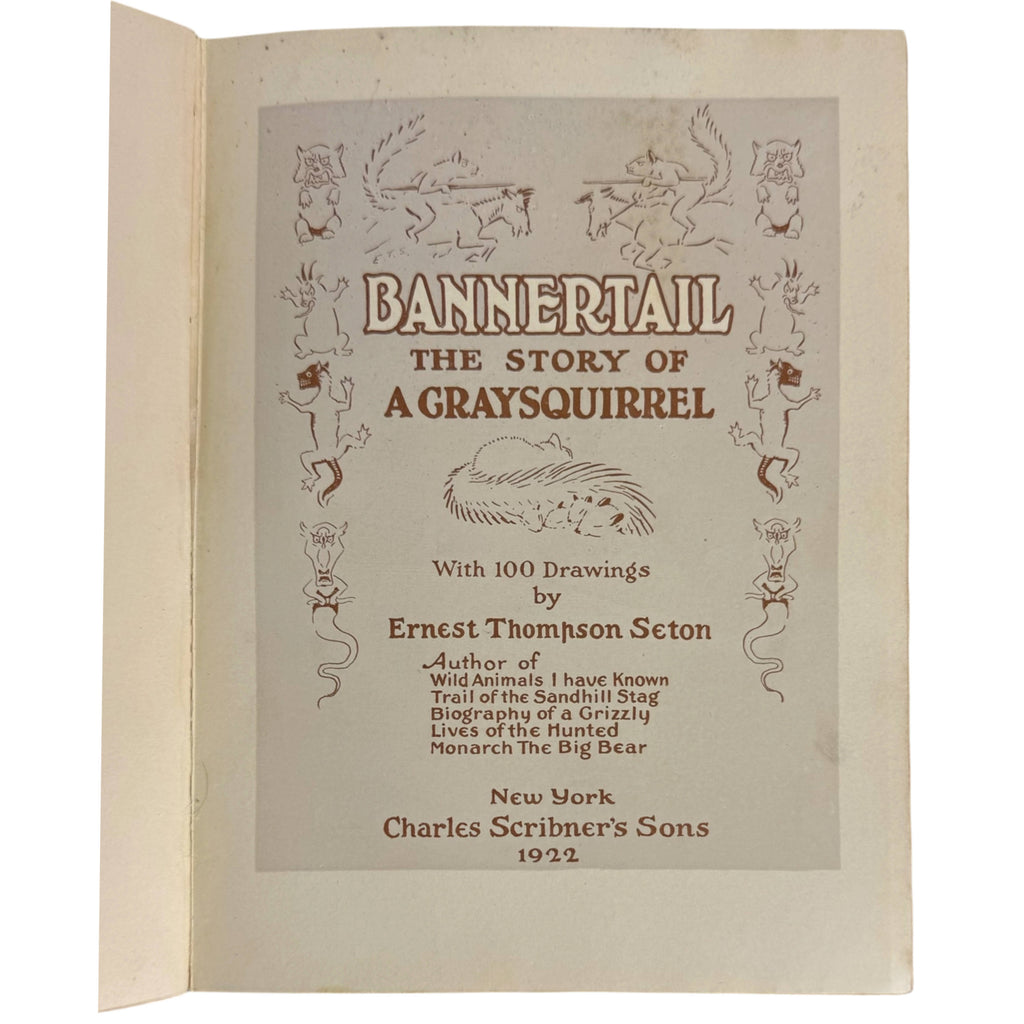 title page to bannertail by Ernest thompson seton