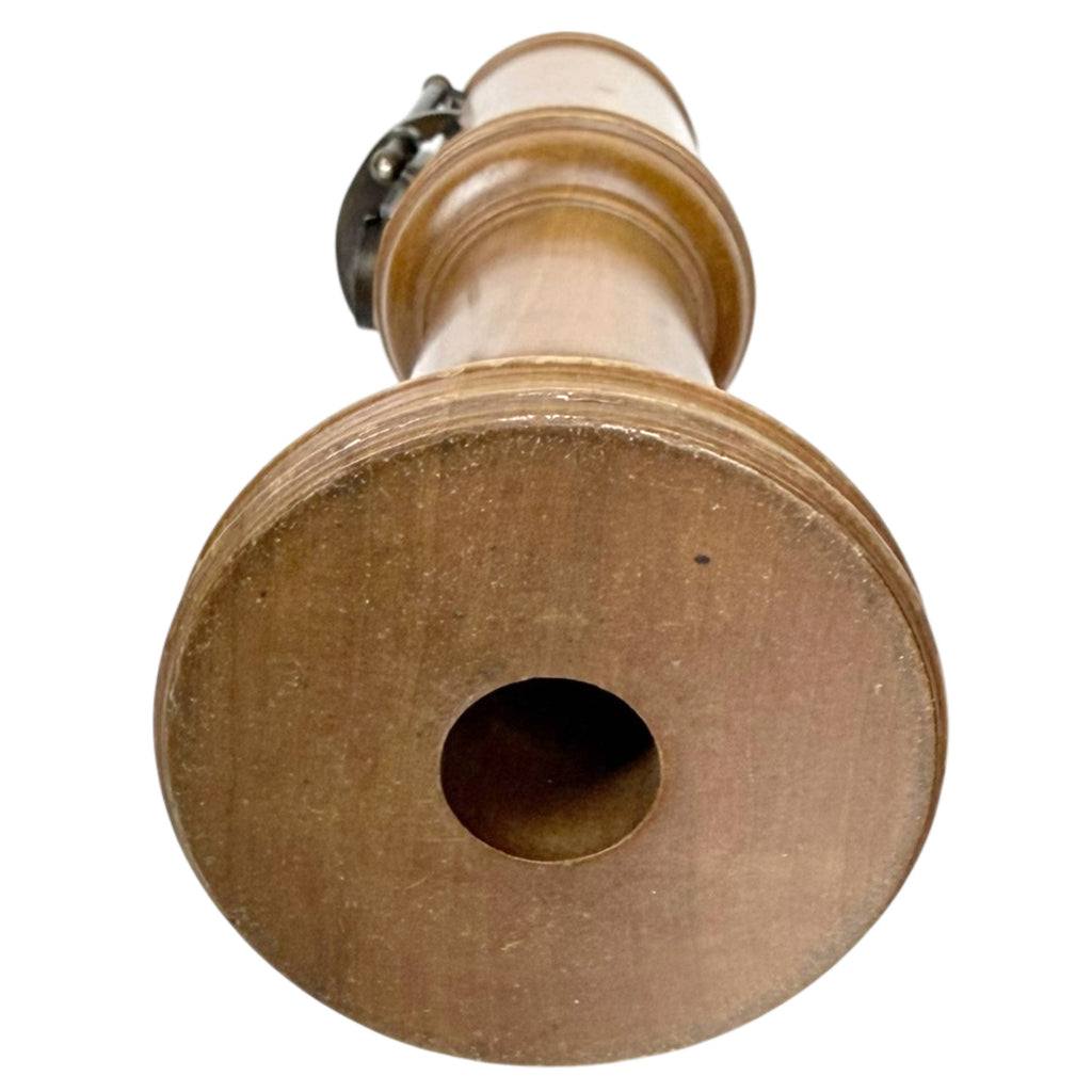 top of antique bass recorder