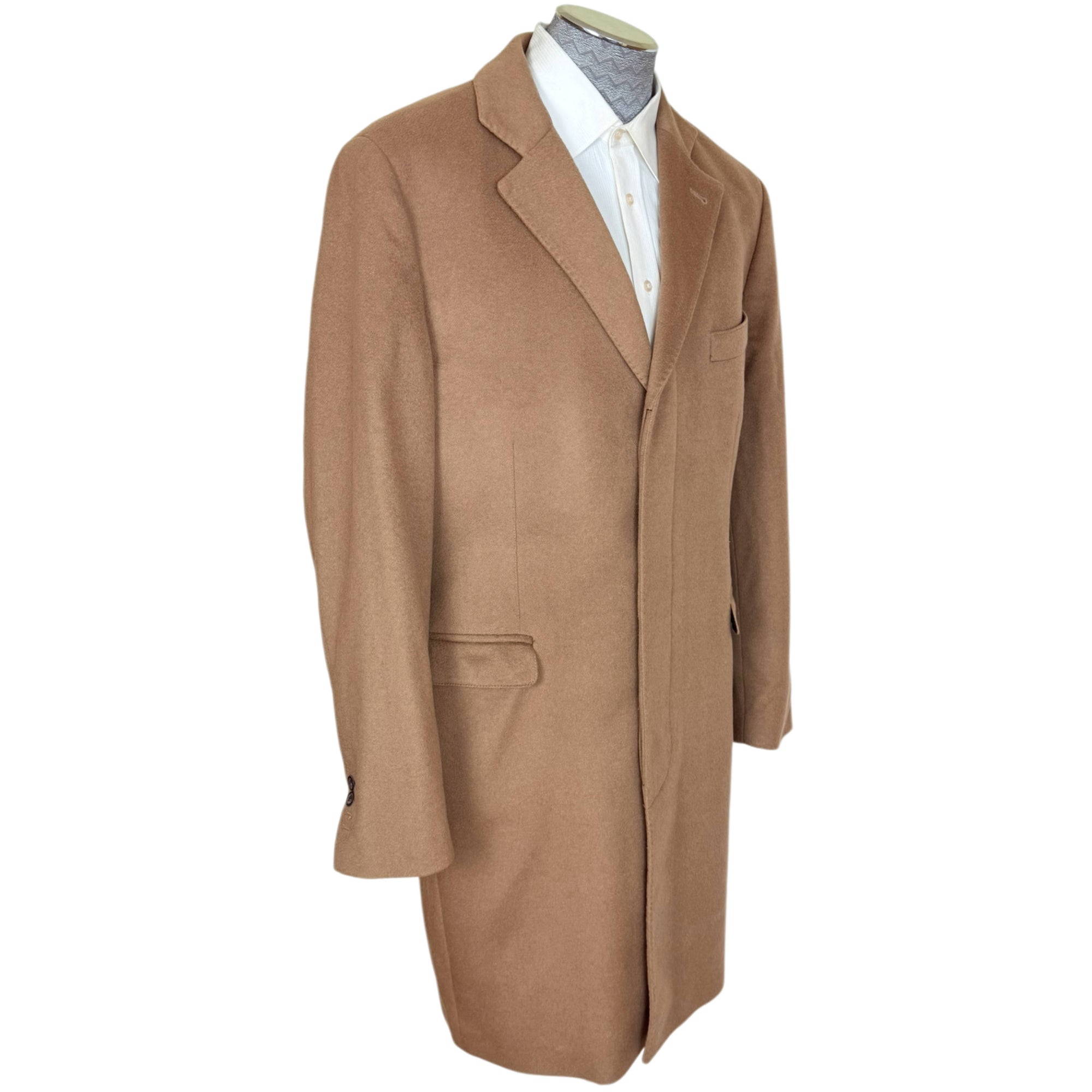 Baumler Pure Cashmere Overcoat Lanificio Fratelli Balli 46