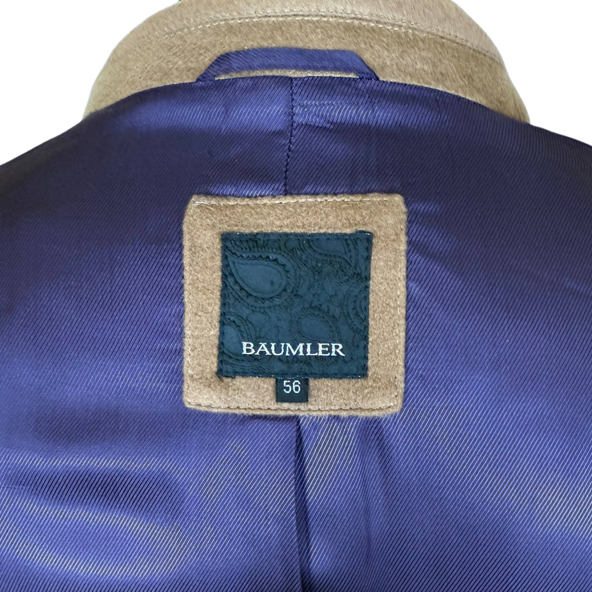 Baumler Pure Cashmere Overcoat Lanificio Fratelli Balli 46