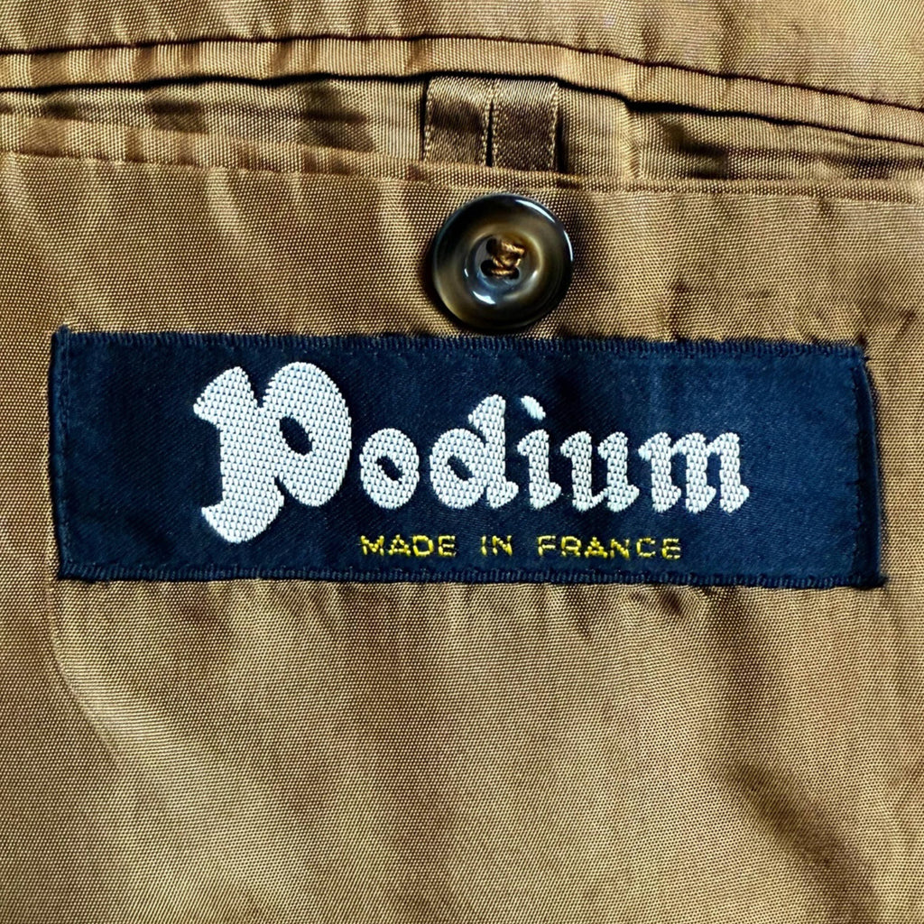 Vintage 1970s Suit Glen Plaid Wool Bayard-Elysées Paris France