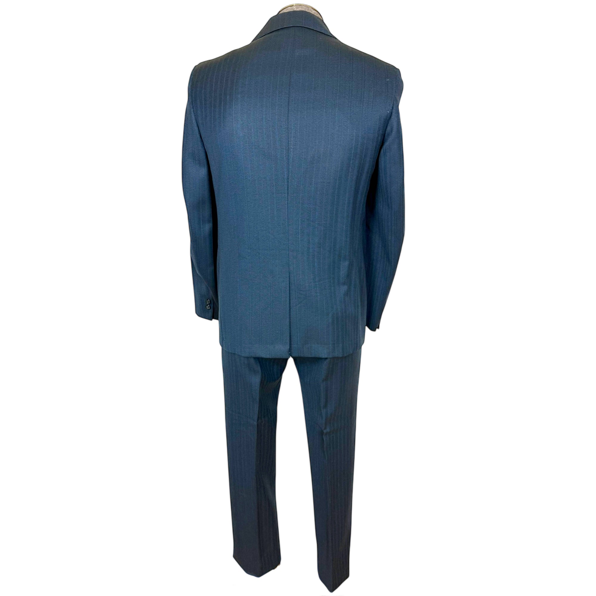 Vintage 1970 Men’s Suit Hand Tailored and Dated Size Small